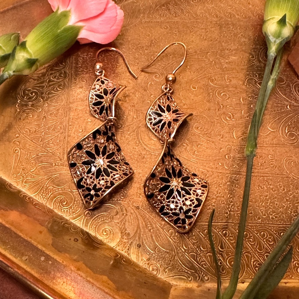 Gold Dangle Earrings